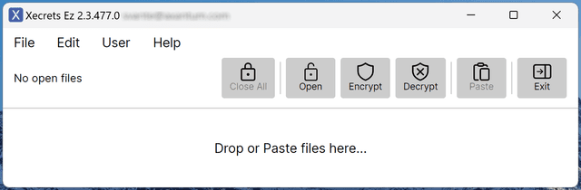 A screenshot showing the main application window